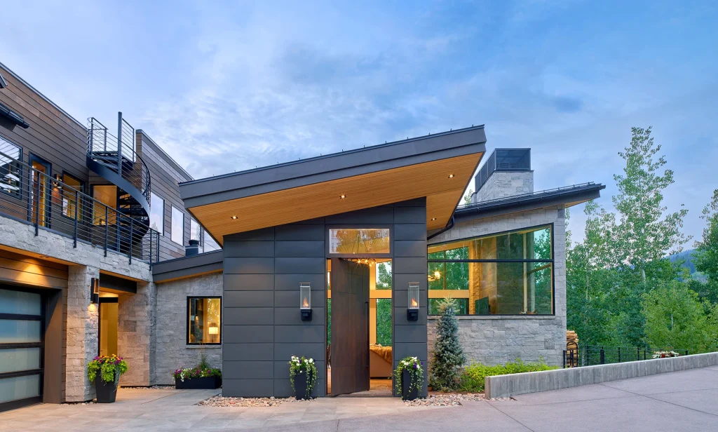 Entrance & Garage